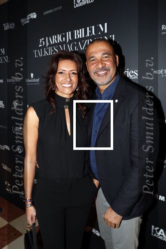 Amsterdam 24 januari 2019
25 jaar Talkies in het Okura Hotel. Ruud Gullit met zijn vriendin Karin de Rooij