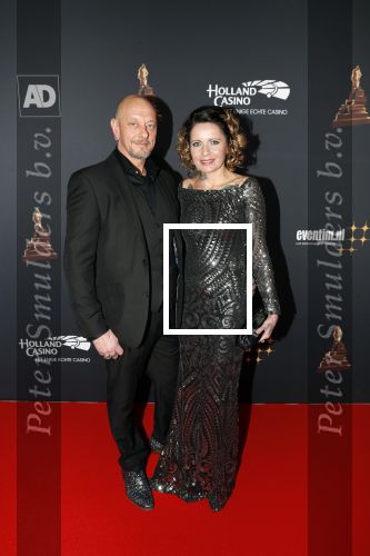 Amsterdam 23 januari 2019
Rode loper musical awards in de RAI. Sanne Kraaijkamp met vriend