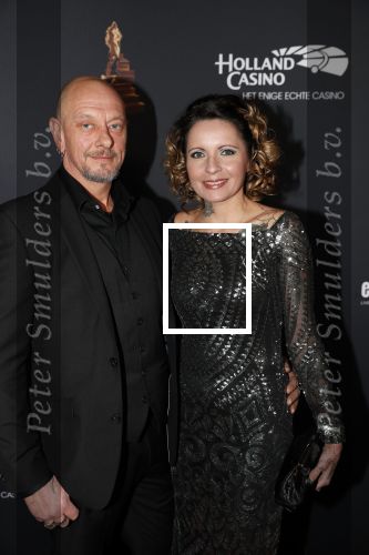 Amsterdam 23 januari 2019
Rode loper musical awards in de RAI. Sanne Kraaijkamp met vriend