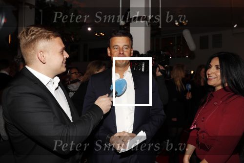 Hilversum 31 januari 2019
Uitreiking van de gouden radioring in theater Gooiland. Wilfred Genee kwam met zijn  vrouw. Dennis Schouten intervieuwt hem