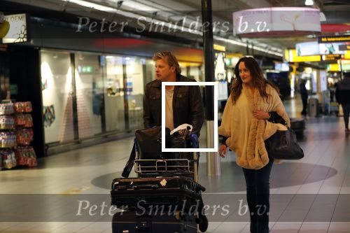 Schiphol 19 januari 2019
Youri Mulder met zijn nieuwe vriendin Lynn Schippers op schiphol.