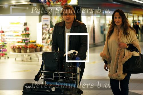 Schiphol 19 januari 2019
Youri Mulder met zijn nieuwe vriendin Lynn Schippers op schiphol.