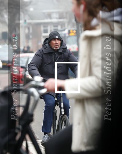Amsterdam 21 januari 2020
Oud bokser Alex Blanchard op de fiets in Amsterdam zuid.