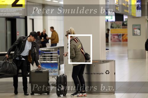 Schiphol 5 januari 2019
Bridget Maasland Andre Hazes en Rachel Hazes komen aan op schiphol na hun trip naar Rome.