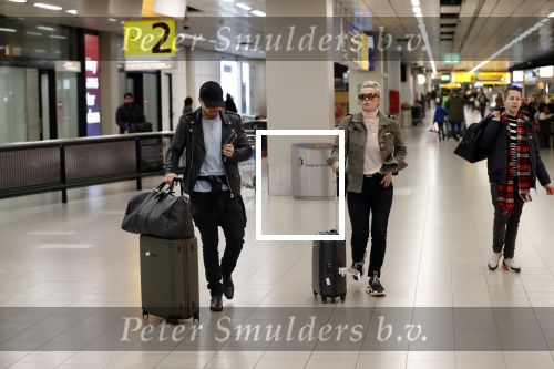 Schiphol 5 januari 2019
Bridget Maasland Andre Hazes en Rachel Hazes komen aan op schiphol na hun trip naar Rome.