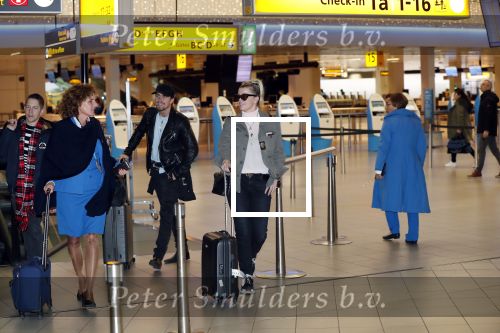 Schiphol 5 januari 2019
Bridget Maasland Andre Hazes en Rachel Hazes komen aan op schiphol na hun trip naar Rome.