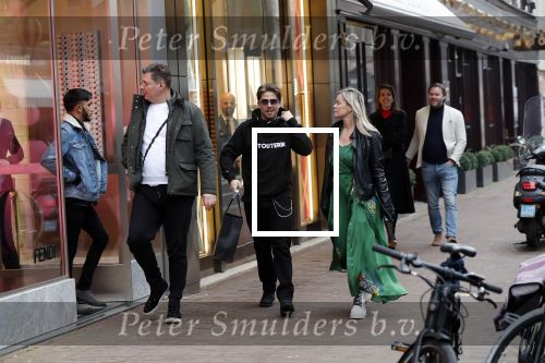 Amsterdam 21 januari 2020
Andre Hazes met zijn vriendin Bridget Maasland en haar broer op de pc hooftstraat. Andre viert vandaag zijn 26e verjaardag.