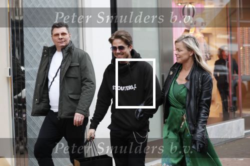 Amsterdam 21 januari 2020
Andre Hazes met zijn vriendin Bridget Maasland en haar broer op de pc hooftstraat. Andre viert vandaag zijn 26e verjaardag.