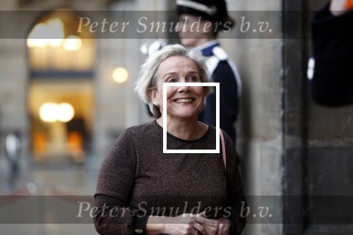 Amsterdam 14 januari 2020
Nieuwjaarsreceptie van Koningin Maxima en Koning Willem Alexander in het paleis op de dam. Barbara Visser en Ank Bijleveld