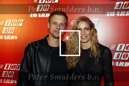 Amsterdam 10 januari 2020
Uitreiking top 40 awards van Qmusic. Armin v Buuren kwam met zijn vrouw Erika