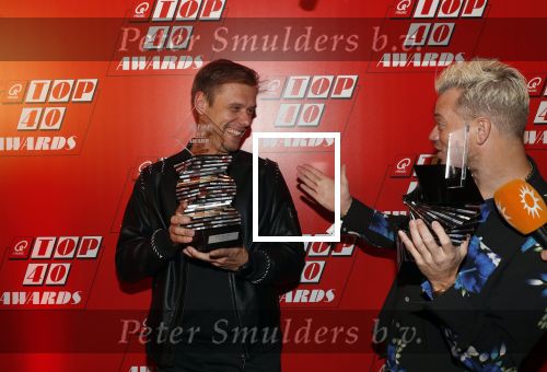 Amsterdam 10 januari 2020
Uitreiking top 40 awards van Qmusic. Armin v Buuren kwam met zijn vrouw Erika