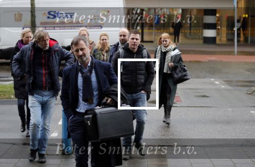 Lelystad 15 januari 2020
Rechtszaak Rosanna Kluivert en haar zoon Nino Wilkes tegen het tv programma Tros Opgelicht bij de rechtbank in Lelystad. advocaat Bertil van Kaam van opgelicht met werknemers