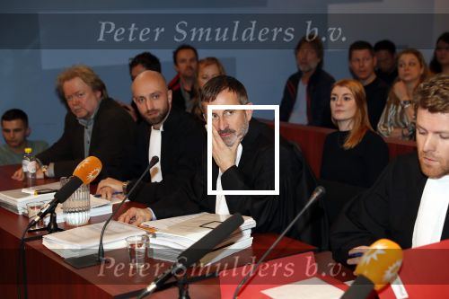 Lelystad 15 januari 2020
Rechtszaak Rosanna Kluivert en haar zoon Nino Wilkes tegen het tv programma Tros Opgelicht bij de rechtbank in Lelystad. advocaat Bertil van Kaam van opgelicht met werknemers