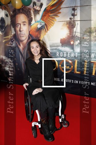 Amsterdam 12 januari 2020
Premiere Dolittle in pathe Arena. Bibian Mentel kwam met haar man