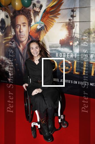 Amsterdam 12 januari 2020
Premiere Dolittle in pathe Arena. Bibian Mentel kwam met haar man