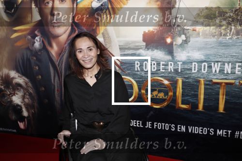 Amsterdam 12 januari 2020
Premiere Dolittle in pathe Arena. Bibian Mentel kwam met haar man