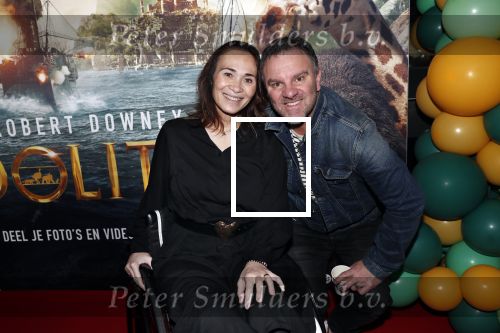 Amsterdam 12 januari 2020
Premiere Dolittle in pathe Arena. Bibian Mentel kwam met haar man
