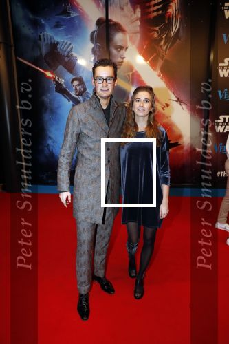Amsterdam 17 december 2019
Premiere Starwars in het Amsterdam theater. Splinter Chabot en partner