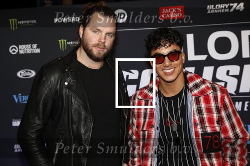 Arnhem 21 december 2019
Badr Hari versus Rico Verhoeven in het geldredome. 
Timor Steffens kwam met fotograaf Jasper Suyk