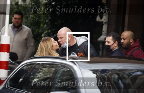 Amsterdam 15 januari 2021
Amanda Balk word door haar nieuwe vriend Ed Hollander met  zijn Rolls Royce opgehaald bij Hotel lâ€™europe