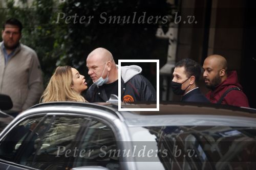 Amsterdam 15 januari 2021
Amanda Balk word door haar nieuwe vriend Ed Hollander met  zijn Rolls Royce opgehaald bij Hotel lâ€™europe