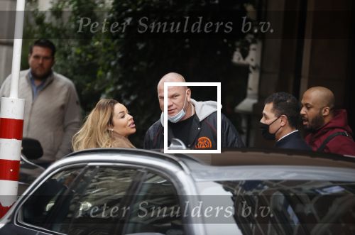 Amsterdam 15 januari 2021
Amanda Balk word door haar nieuwe vriend Ed Hollander met  zijn Rolls Royce opgehaald bij Hotel lâ€™europe