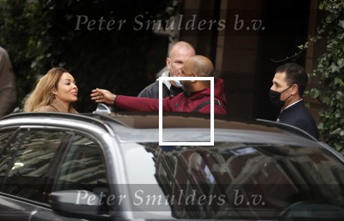 Amsterdam 15 januari 2021
Amanda Balk word door haar nieuwe vriend Ed Hollander met  zijn Rolls Royce opgehaald bij Hotel lâ€™europe