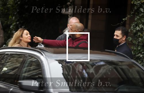 Amsterdam 15 januari 2021
Amanda Balk word door haar nieuwe vriend Ed Hollander met  zijn Rolls Royce opgehaald bij Hotel lâ€™europe