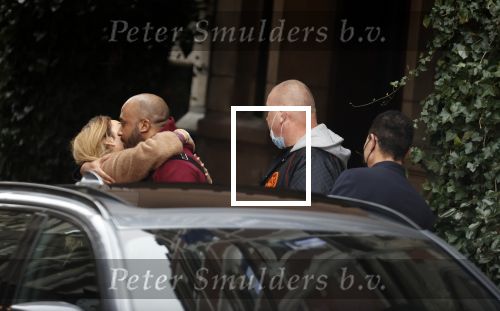 Amsterdam 15 januari 2021
Amanda Balk word door haar nieuwe vriend Ed Hollander met  zijn Rolls Royce opgehaald bij Hotel lâ€™europe