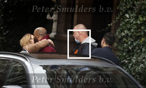 Amsterdam 15 januari 2021
Amanda Balk word door haar nieuwe vriend Ed Hollander met  zijn Rolls Royce opgehaald bij Hotel lâ€™europe