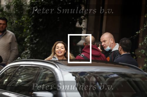 Amsterdam 15 januari 2021
Amanda Balk word door haar nieuwe vriend Ed Hollander met  zijn Rolls Royce opgehaald bij Hotel lâ€™europe