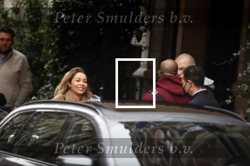 Amsterdam 15 januari 2021
Amanda Balk word door haar nieuwe vriend Ed Hollander met  zijn Rolls Royce opgehaald bij Hotel lâ€™europe