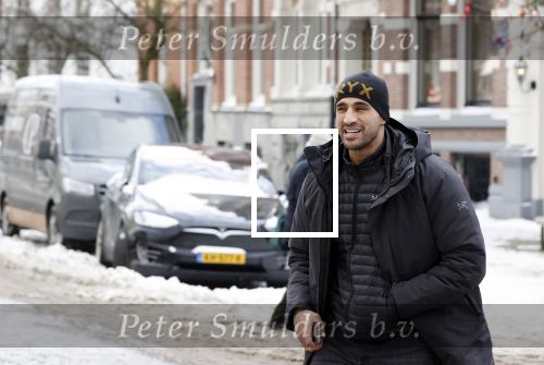 Amsterdam 9 februari 2021
Badr Hari op straat in Amsterdam.