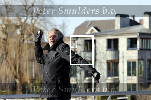 Amsterdam 11 februari 2021
Bert Kuizenga gooit een sneewbal naar mij.