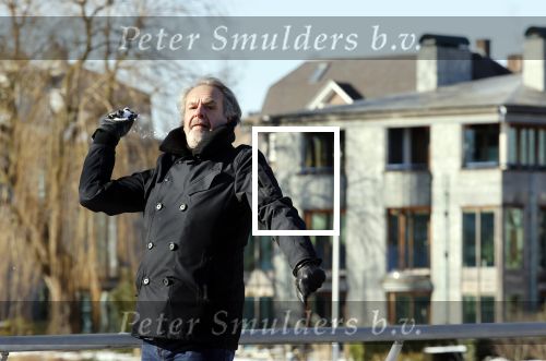 Amsterdam 11 februari 2021
Bert Kuizenga gooit een sneewbal naar mij.