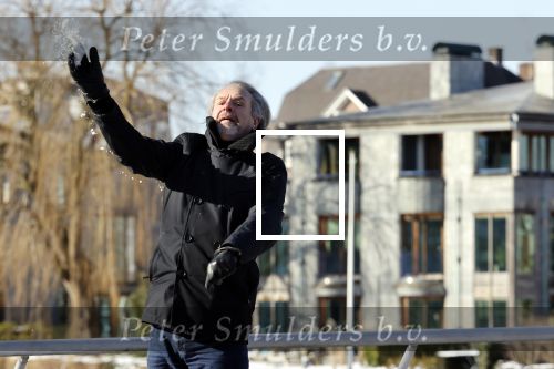 Amsterdam 11 februari 2021
Bert Kuizenga gooit een sneewbal naar mij.