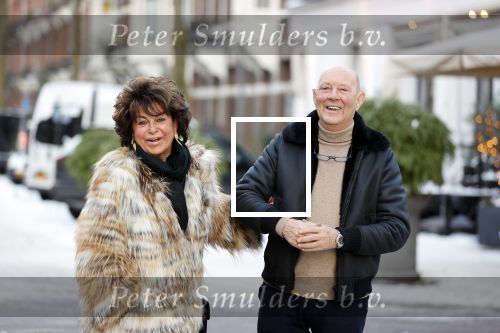 Amsterdam 11 februari 2021
Christine Kroonenberg met haar nieuwe vriend Cor Stutterheim in Amsterdam zuid.