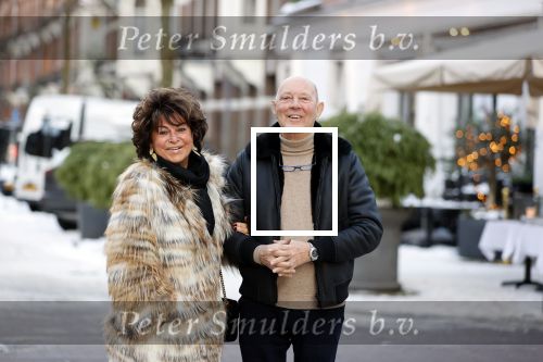 Amsterdam 11 februari 2021
Christine Kroonenberg met haar nieuwe vriend Cor Stutterheim in Amsterdam zuid.