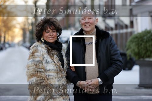 Amsterdam 11 februari 2021
Christine Kroonenberg met haar nieuwe vriend Cor Stutterheim in Amsterdam zuid.