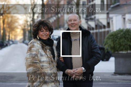 Amsterdam 11 februari 2021
Christine Kroonenberg met haar nieuwe vriend Cor Stutterheim in Amsterdam zuid.