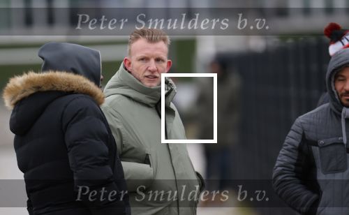 Rotterdam 30 januari 2021
Dirk Kuyt aan het kijken bij zijn zoon bij Feyenoord.
