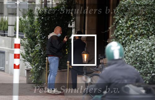 Amsterdam 15 januari 2021
Amanda Balk word door haar nieuwe vriend Ed Hollander met  zijn Rolls Royce opgehaald bij Hotel lâ€™europe