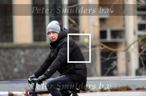 Amsterdam 5 januari 2021
Edwin Evers op een electrische van Moof fiets in Amsterdam