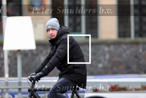 Amsterdam 5 januari 2021
Edwin Evers op een electrische van Moof fiets in Amsterdam