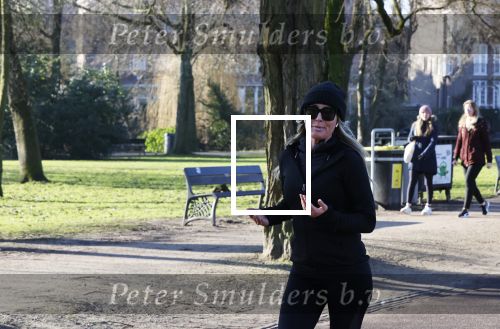 Amsterdam 25 januari 2021
Felice Bakker joggend in het vondelpark.
