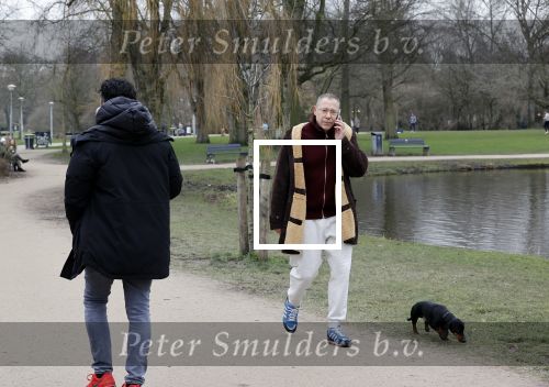 Amsterdam 16 februari 2021
Diverse BN ers in het vondelpark tijdens Corona. Hans Kesting met zijn hond