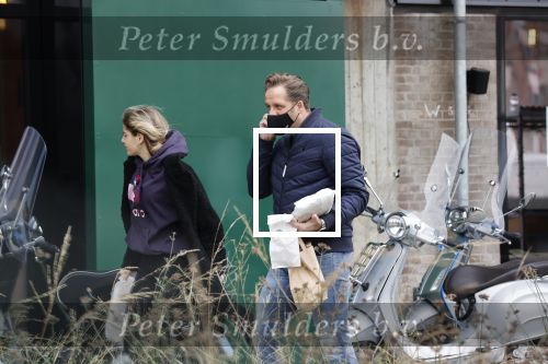 Rotterdam 30 januari 2021
Hugo de Jonge en zijn dochter Sarah doen boodschappen en lopen daarna weer naar huis