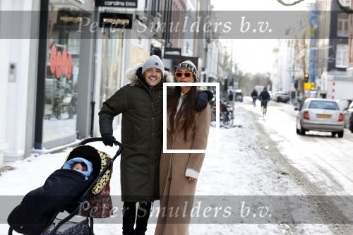 Amsterdam 9 februari 2021
Lil Kleine met zijn vri4ndin Jamie Vaes en hun zoon Lio