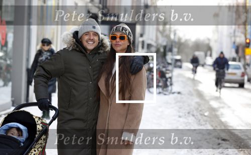 Amsterdam 9 februari 2021
Lil Kleine met zijn vri4ndin Jamie Vaes en hun zoon Lio
