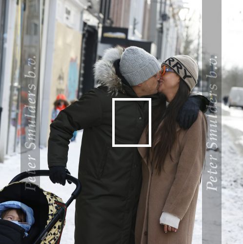 Amsterdam 9 februari 2021
Lil Kleine met zijn vri4ndin Jamie Vaes en hun zoon Lio